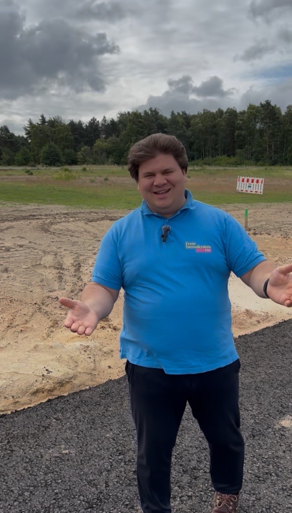 Cornelius Grimm vor Ort 