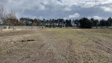 Bauplatz der Moin im Frühjahr